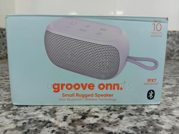 This Is an Onn. Groove Small Rugged Speaker