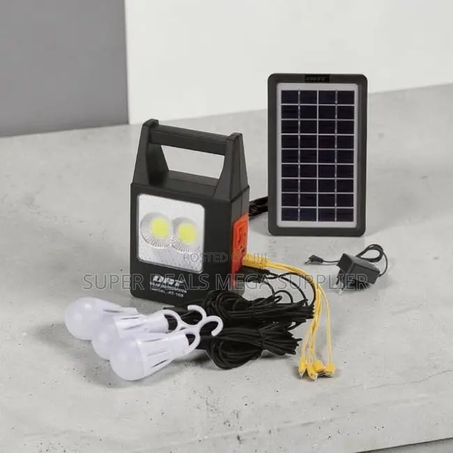 Long-Lasting Versatile Dat at 168 Solar Home Lighting System Kit