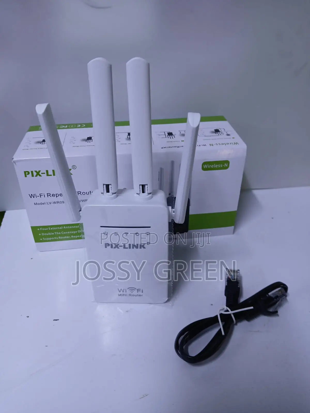 300mbps Pix-Link Wireless Wifi Repeater Mini Router4 External Antennas