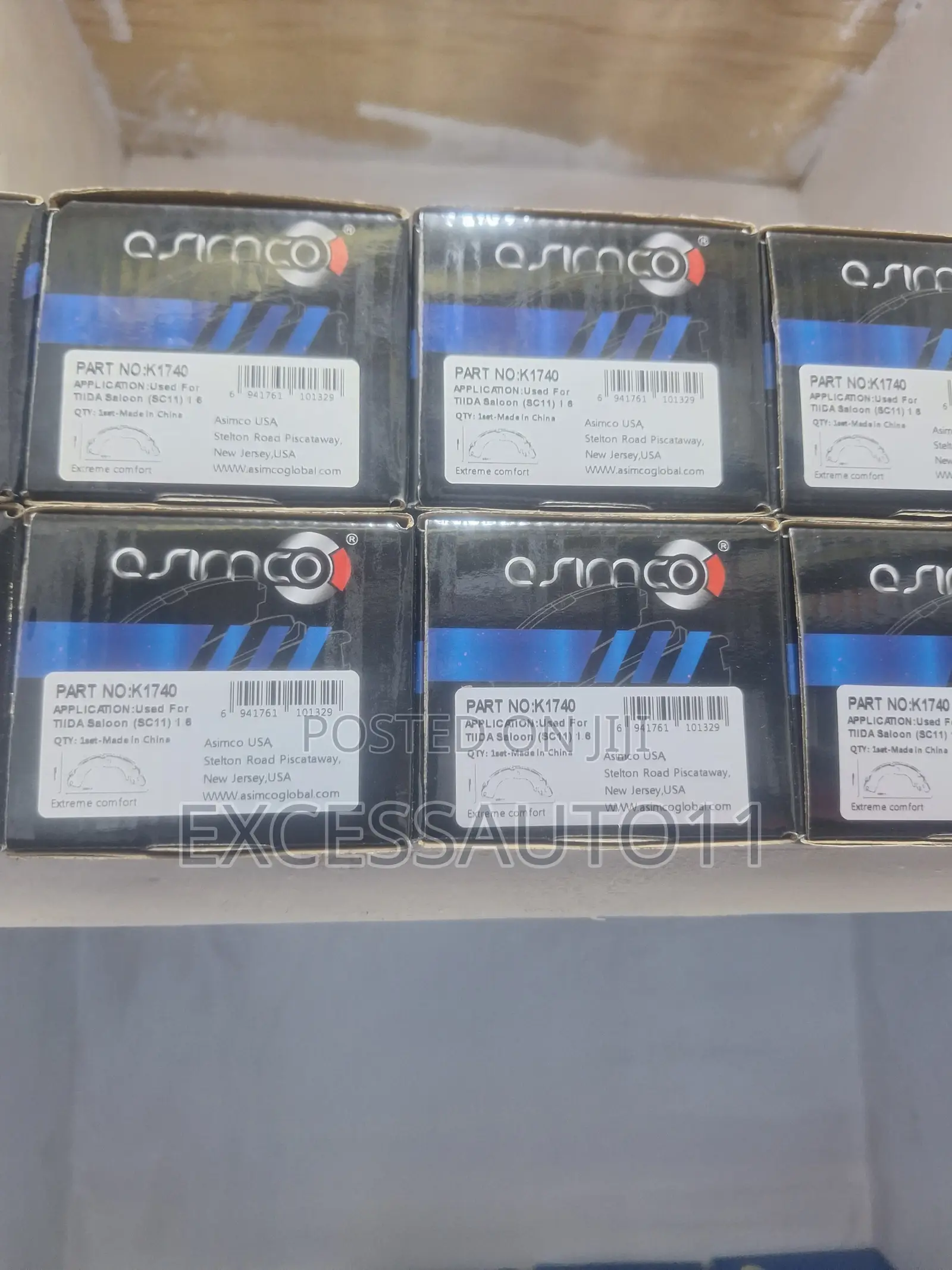 Asimco Brake Pads Kd 1740 Nissan Note,Tiida,March