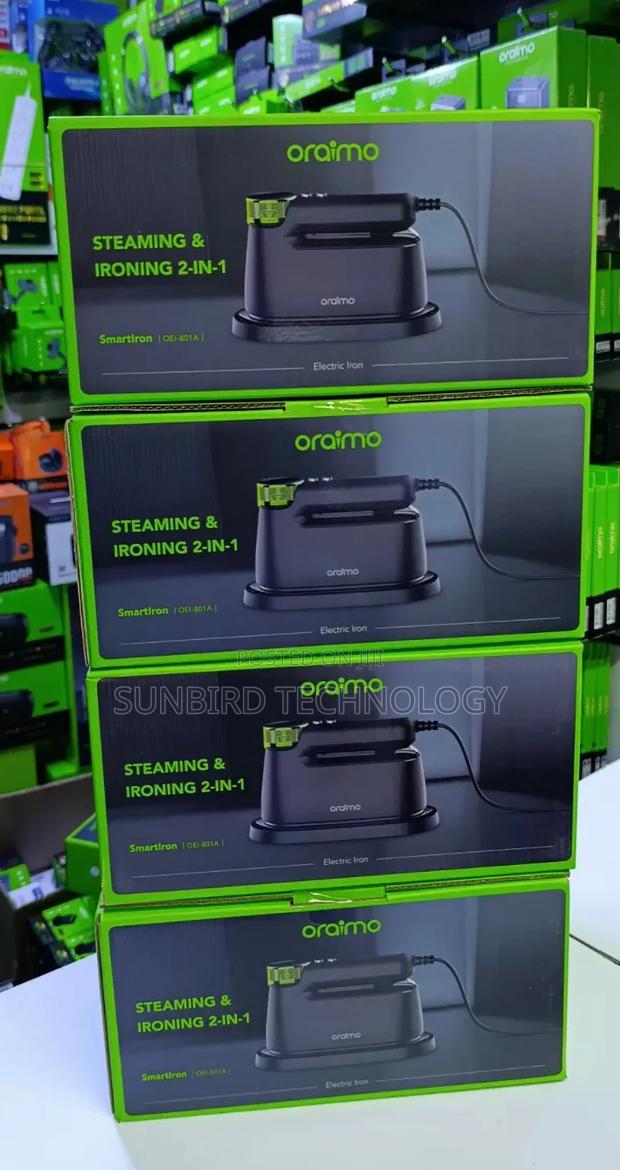 Oraimo 2 in 1 Steaming and Ironing Smart Iron Oei-801a