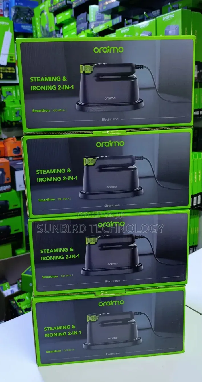 Oraimo 2 in 1 Steaming and Ironing Smart Iron Oei-801a