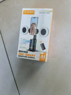Plokama 360° Ai Shooting Gimbal With Led Selfie Light