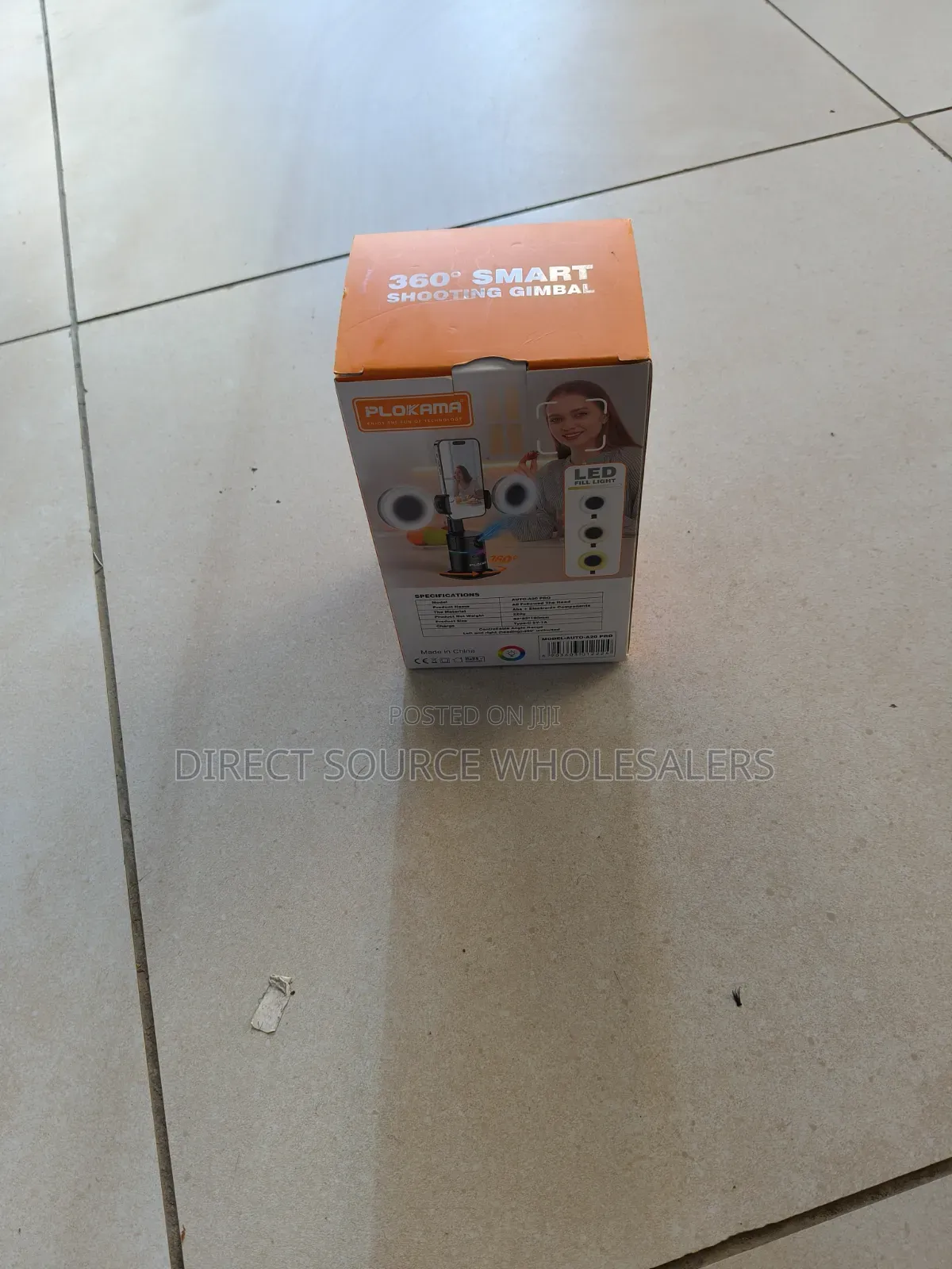 Smart Ai Phone Gimbal With Led Fill Light – Plokama