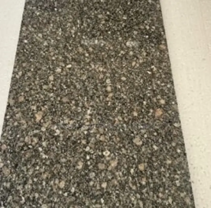Polished Dark Eldo Granite Slab – 8 × 2 Feet