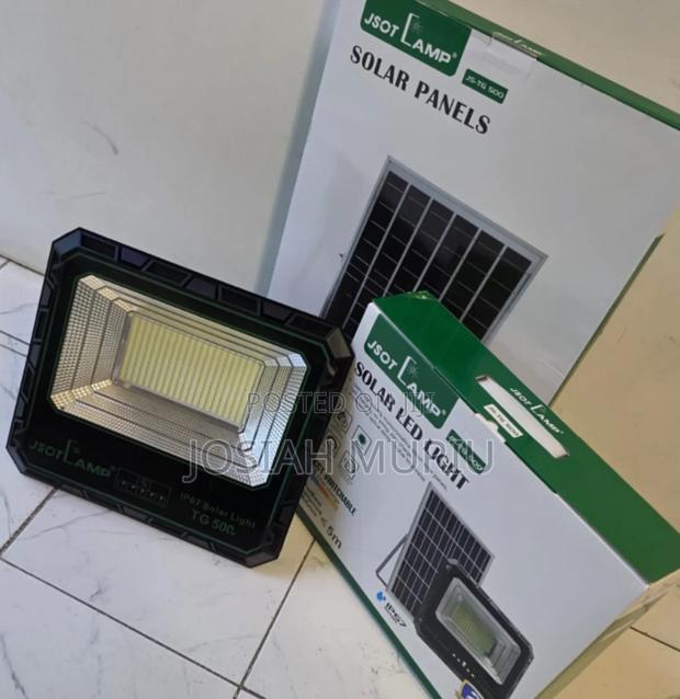 Tg 500w Solar Floodlight With Panel - main view