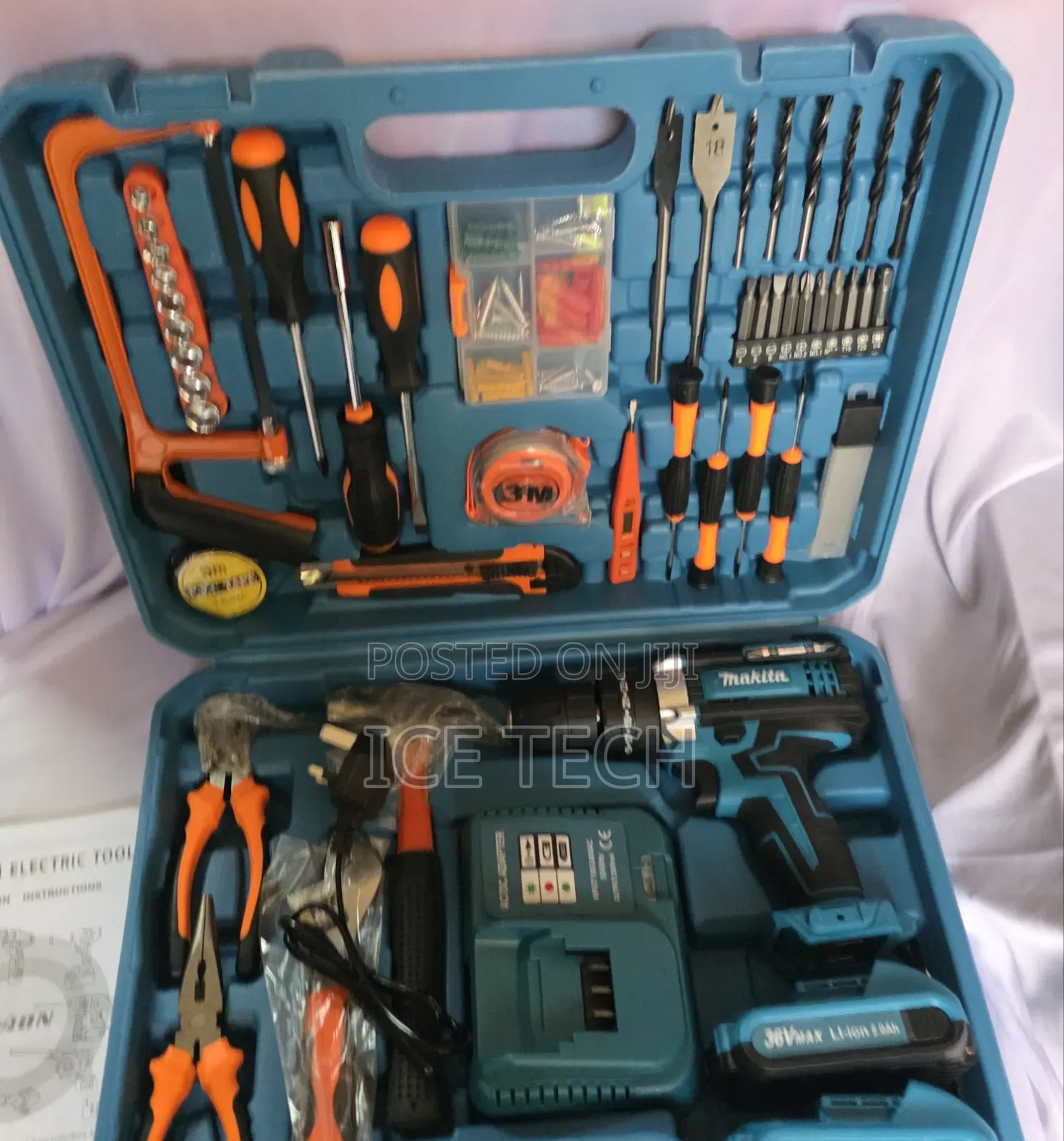 Makita Cordless Drillset/36v Rechargeable Drill Set
