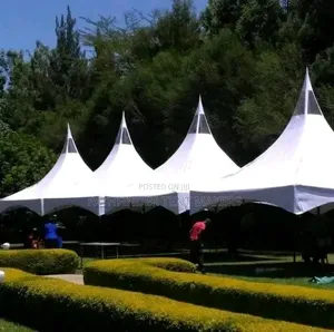 50 Seater Tent- Curved With Clear on Top