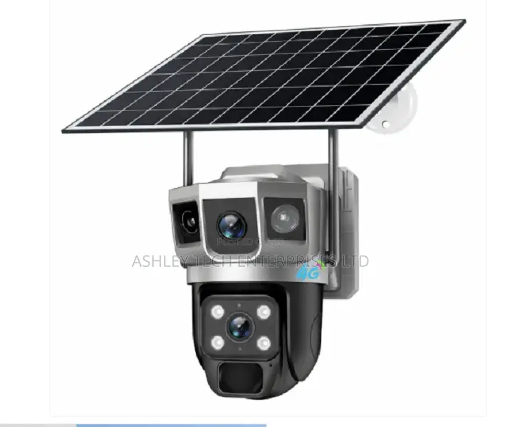 Wifi Dual-Lens Solar Camera – Color Night Vision