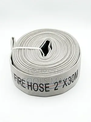 Heavy Duty 2 Inch Fire Hose Pipe - 30 Meters Canvas Water Hose.
