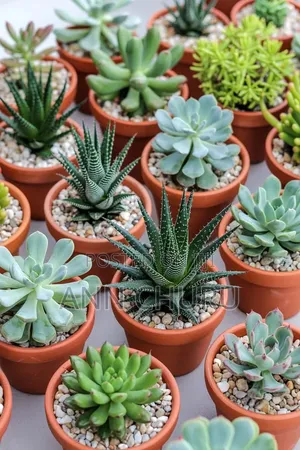 Potted Succulent Plants