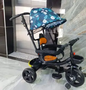 Tricycle With Canopy Parent Handle