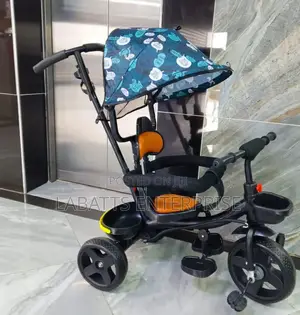 Tricycle With Canopy Parent Handle