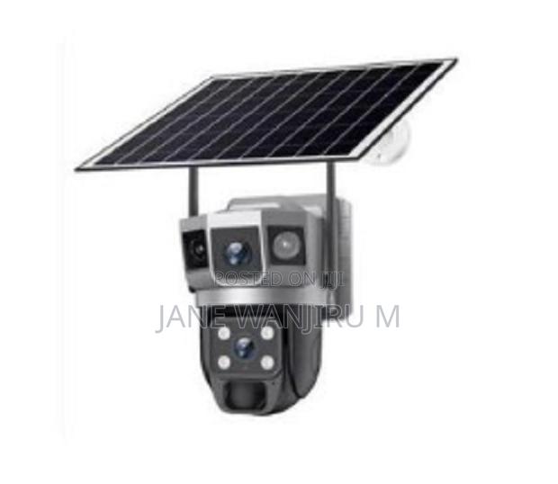 Wifi Dual-Lens Solar CCTV Camera – Outdoor Security Camera