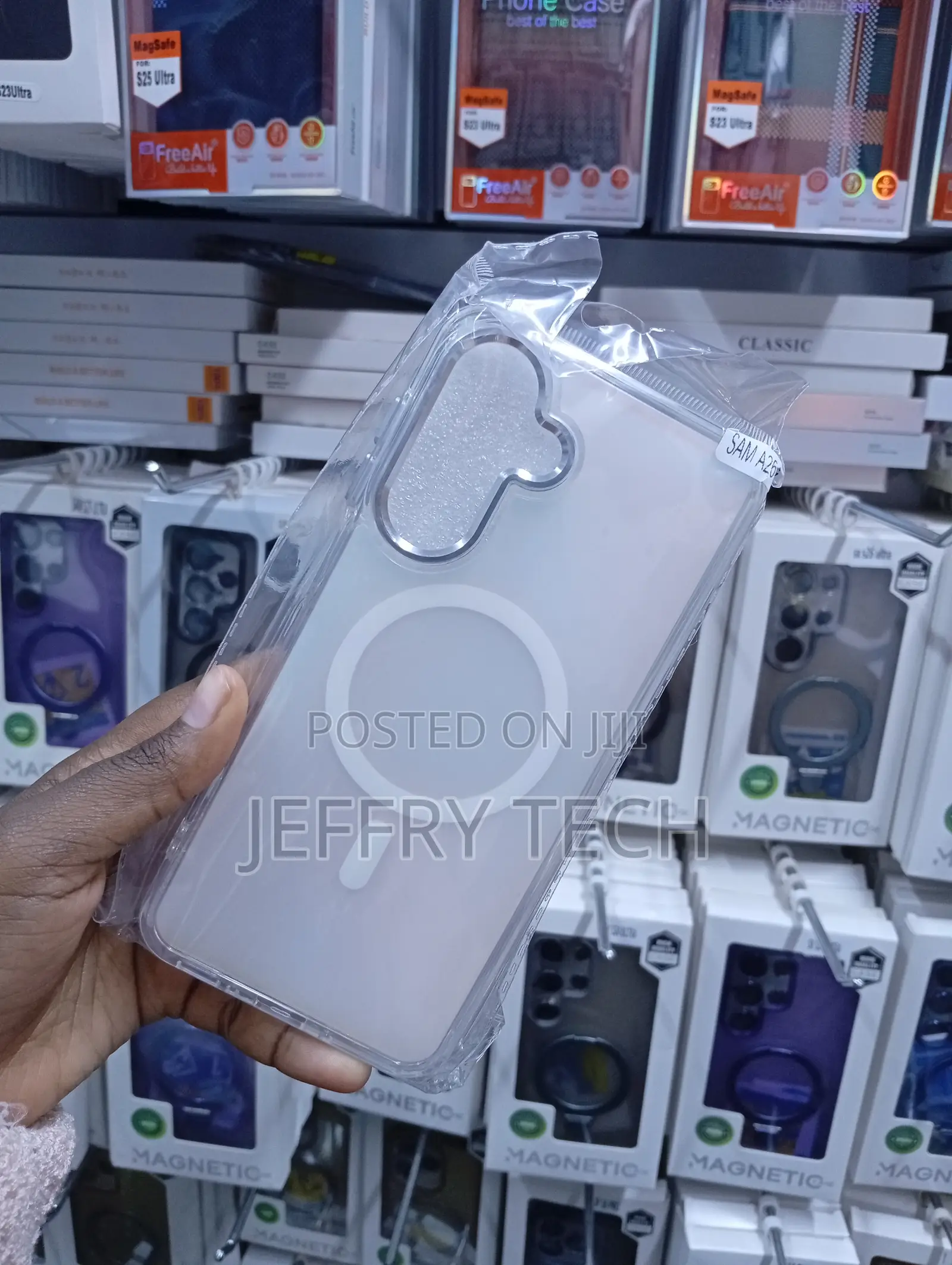 Clear Magsafe Phone Case Designed for the Samsung Galaxy A15 5g.