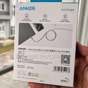 Anker Usb C to Usb C 1.8m Cable Macbook and Laptop 240w Fast Charging