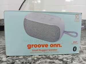 Groove Onn Small Rugged Portable Bluetooth Speaker.