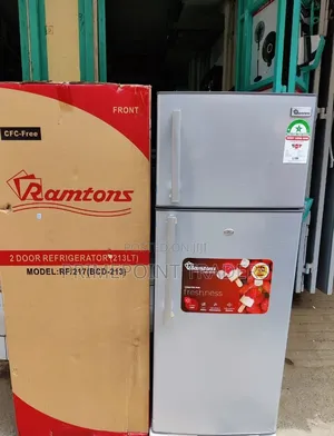Ramtons Refrigerator 213 Litres Double Door Ideal Fridge for Home Off