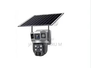 Wifi Dual-Lens Solar Camera With Two-Way Audio~!