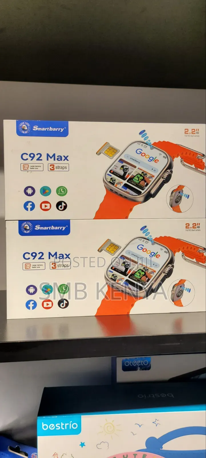 C92 Max Smartwatch With Access to Playstore, Simcard and Social Media