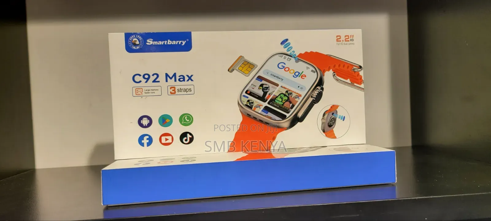 C92 Max Smartwatch With Access to Playstore, Simcard and Social Media
