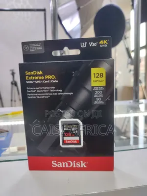 Sandisk 128gb Extreme Pro Uhs-I SDXC Memory Card