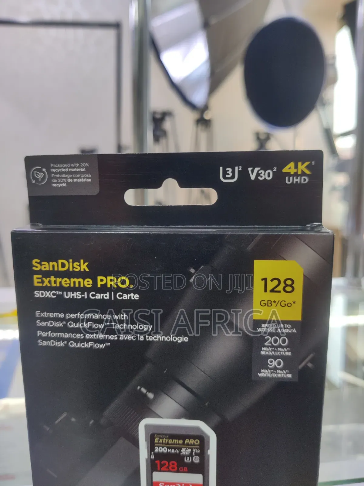 Sandisk 128gb Extreme Pro Uhs-I SDXC Memory Card