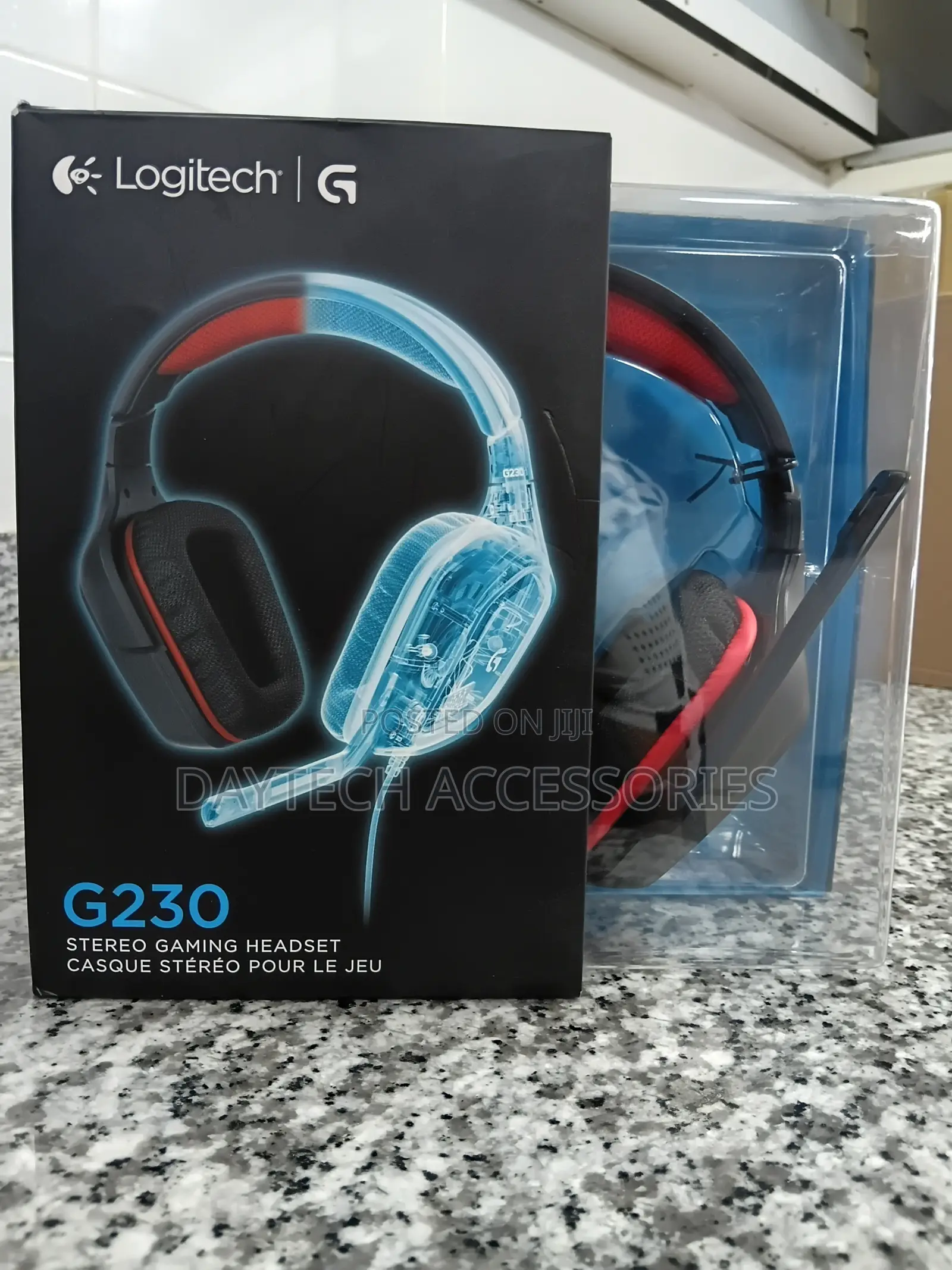 This Is a Logitech G230 Stereo Gaming Headset.