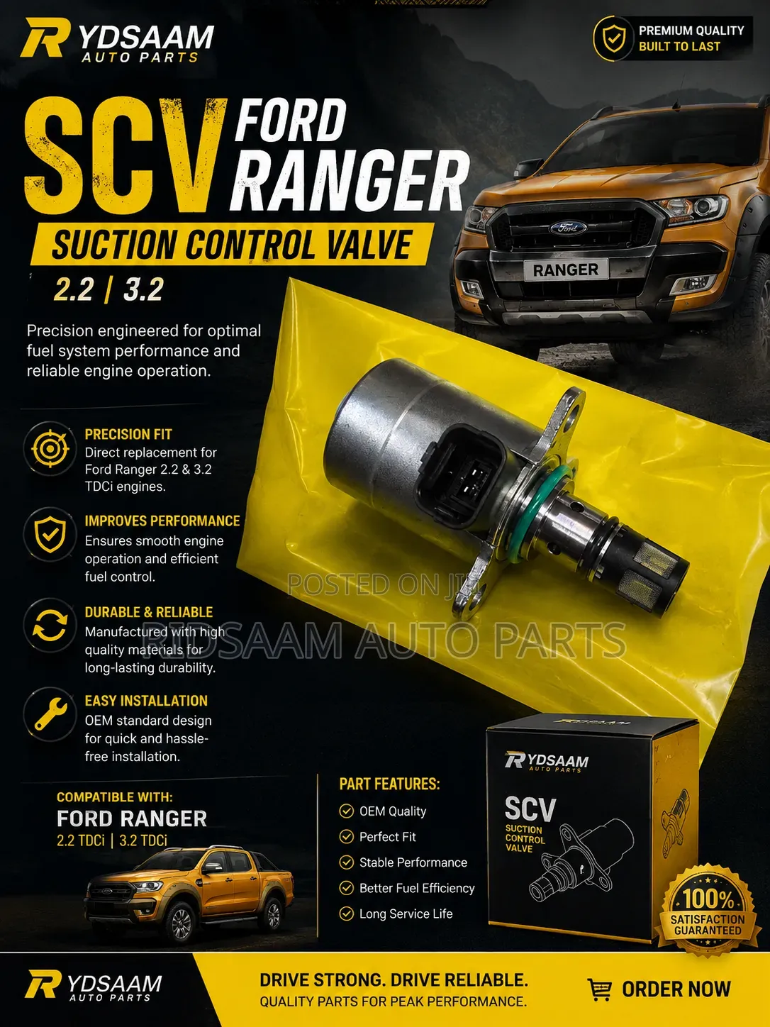 Ford Ranger 2.2 /3.2 Suction Control Valve