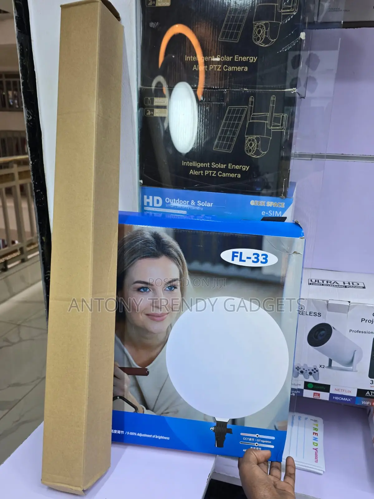 Fl-33 13 Inch Led Studio Light With Stand 60w Dimmable