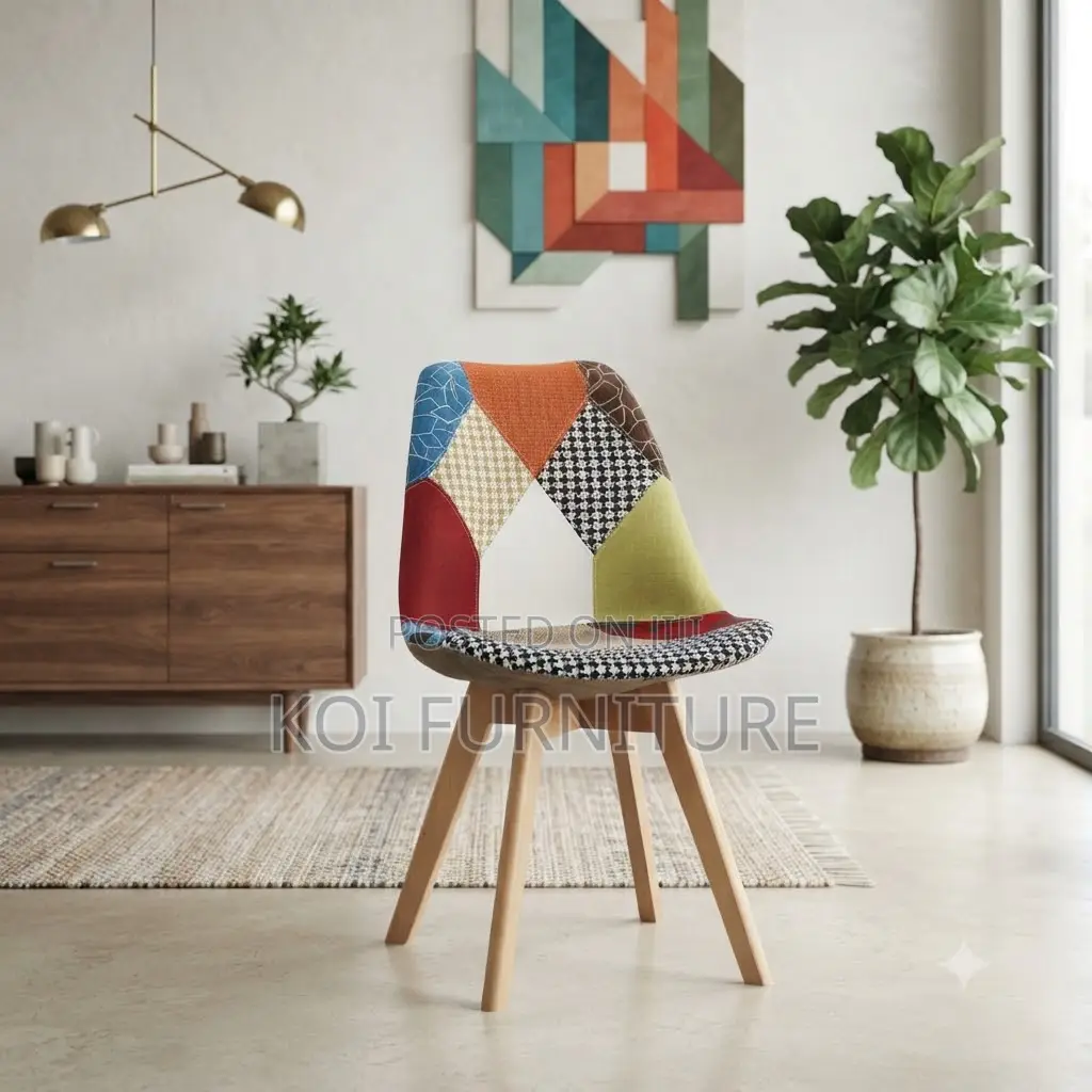 Dining Chairs; Modern Style Eames Chair With Multi Color Design