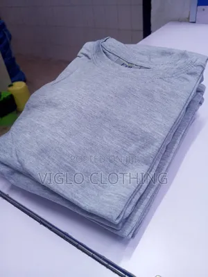 Wholesale Grey Imported Round Necks