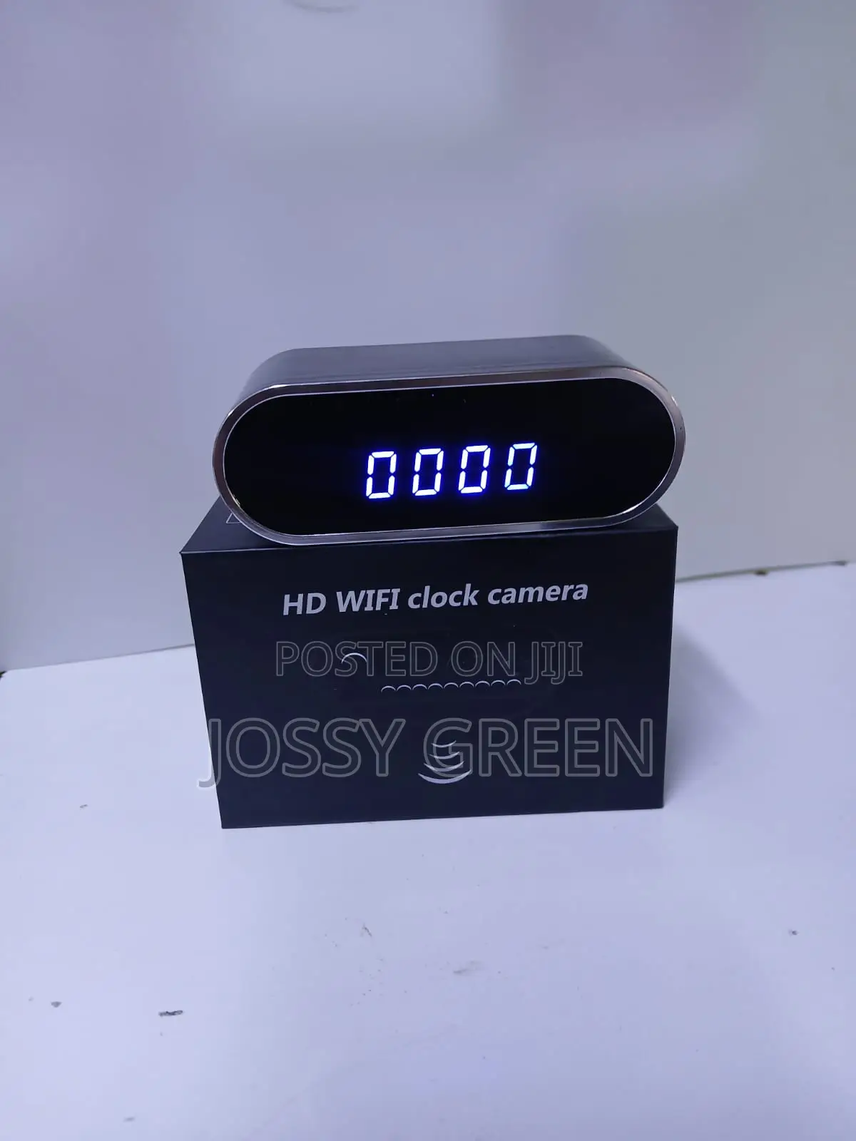 Digital Table Clock Security Camera With Mobile App Lookcamviewing