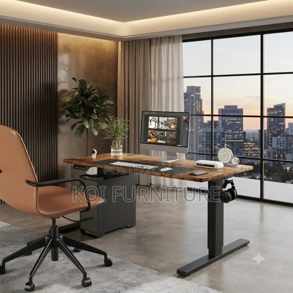 Office Desk; 1.4 Meter Adjustable Best Riser Home Offce Desk