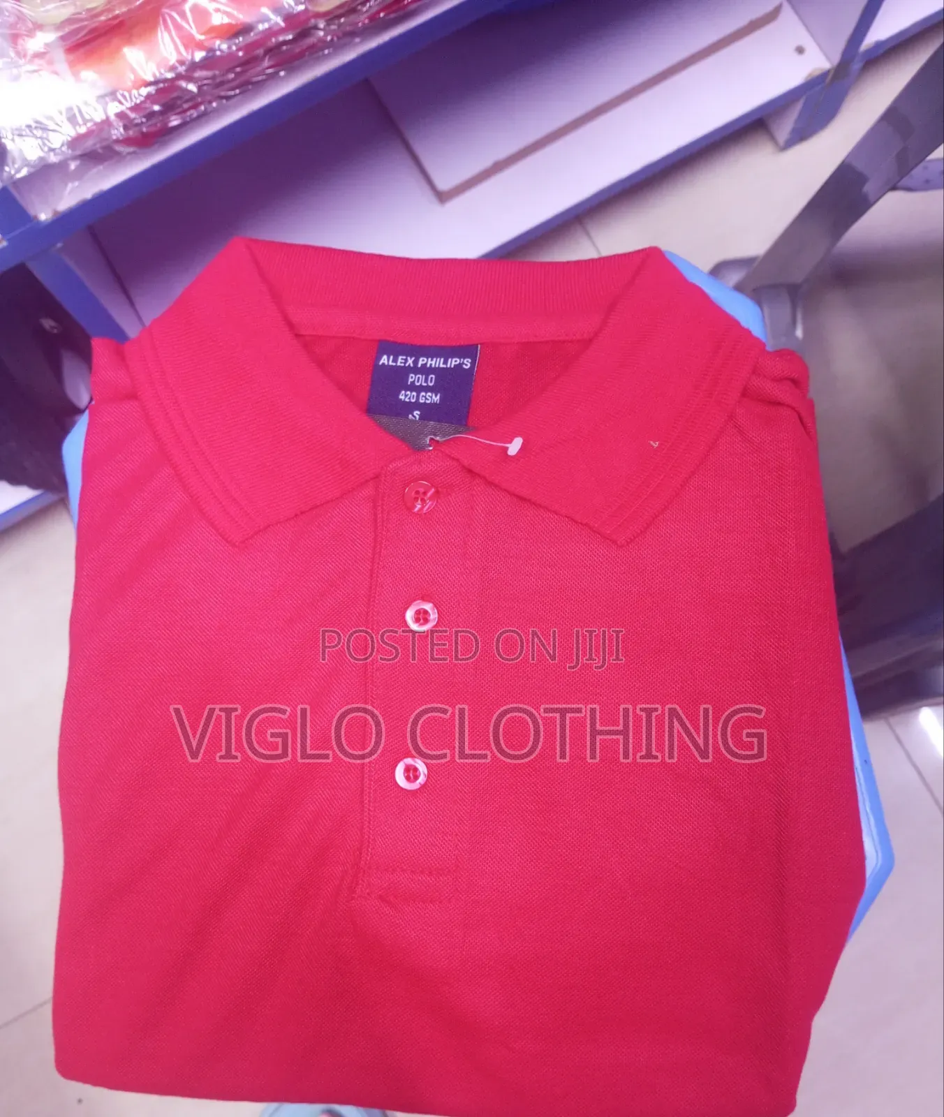 Plain Red Poloshirts