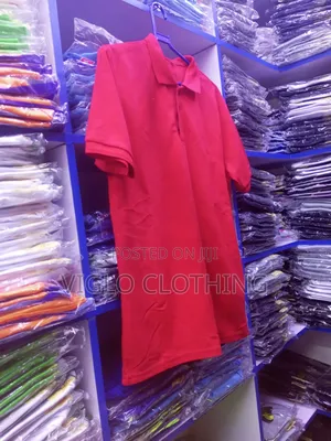 Plain Red Poloshirts