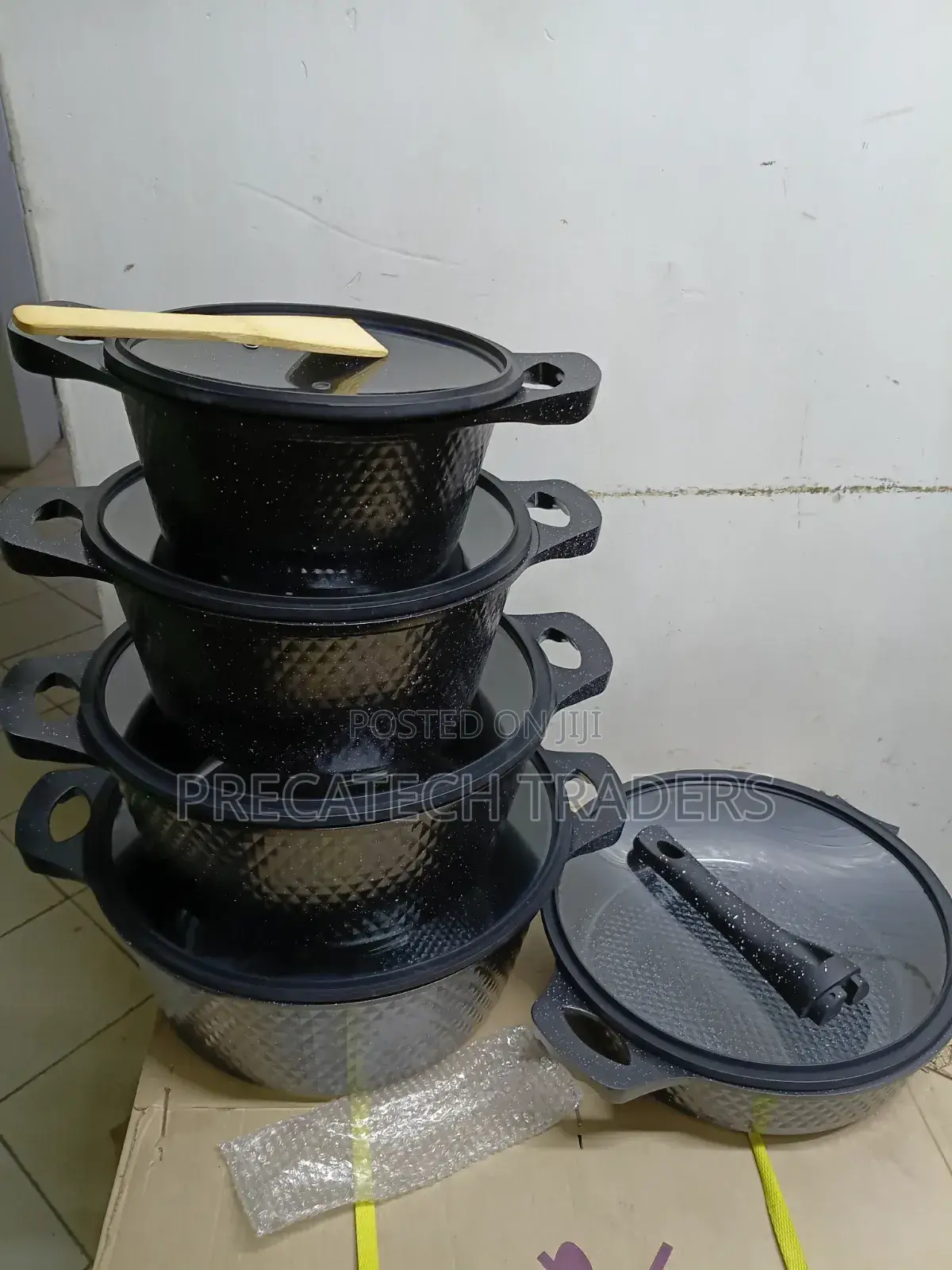 10-Piece Non-Stick Granite Cookware Set