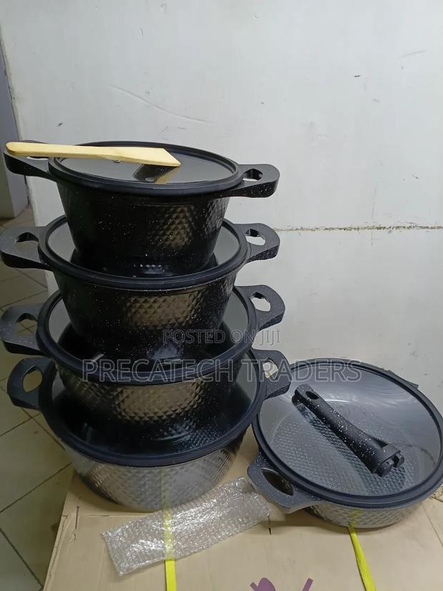 10-Piece Non-Stick Granite Cookware Set