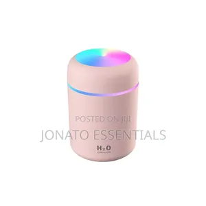 Portable Mini Humidifier USB LED Air Purifier Desk Office Bedroom