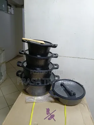 Cookware Set Premium Granite Coated Cooking Pot Set – 10PCS