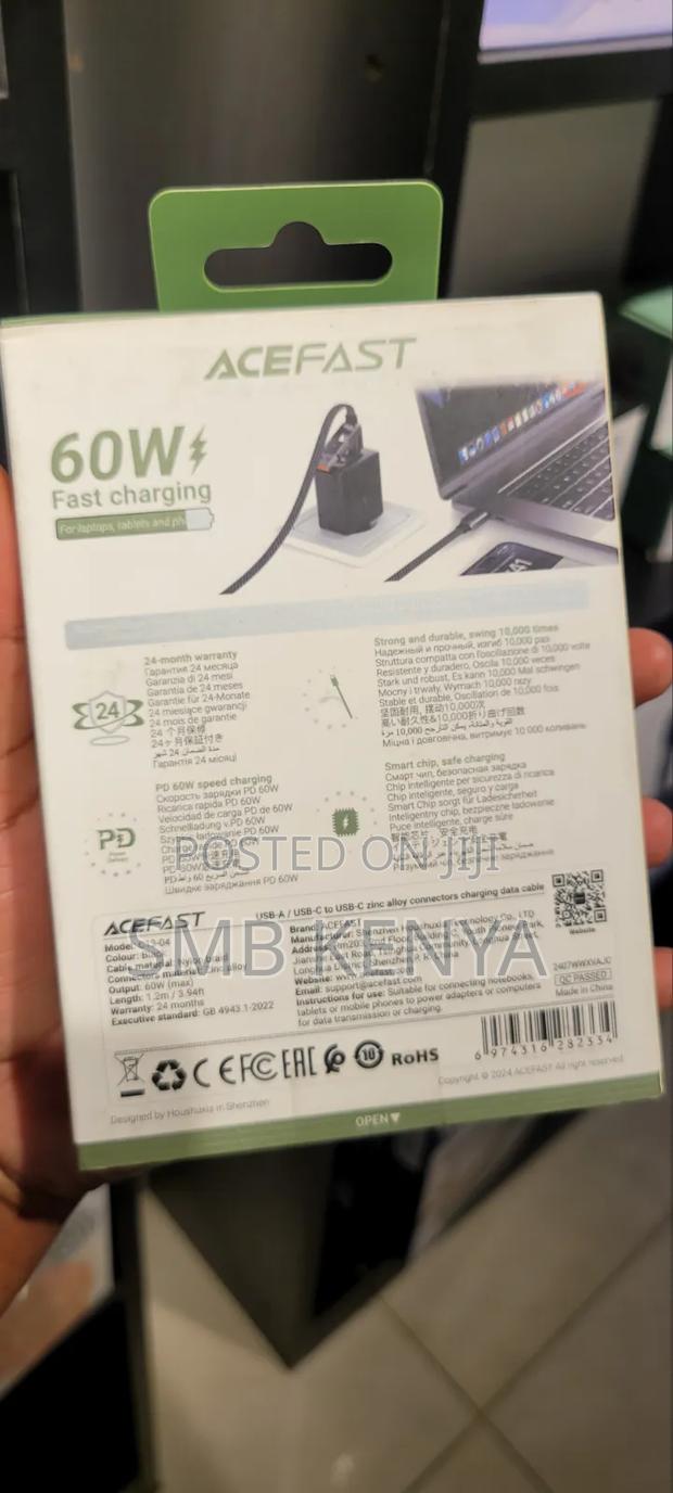 Original ACEFAST C13-04 USB-A/C to USB-C Charging Data Cable - thumbnail 3