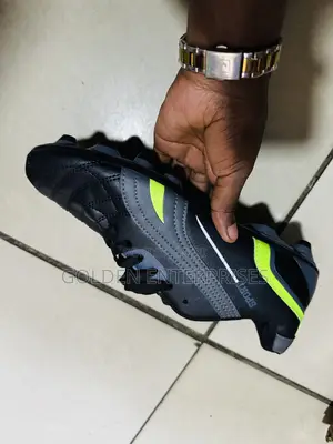 Black Green Football Cleats 36-45