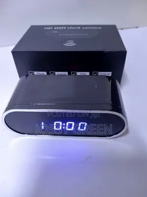 1080P WiFi Table Clock Hidden Camera With Motion Detection