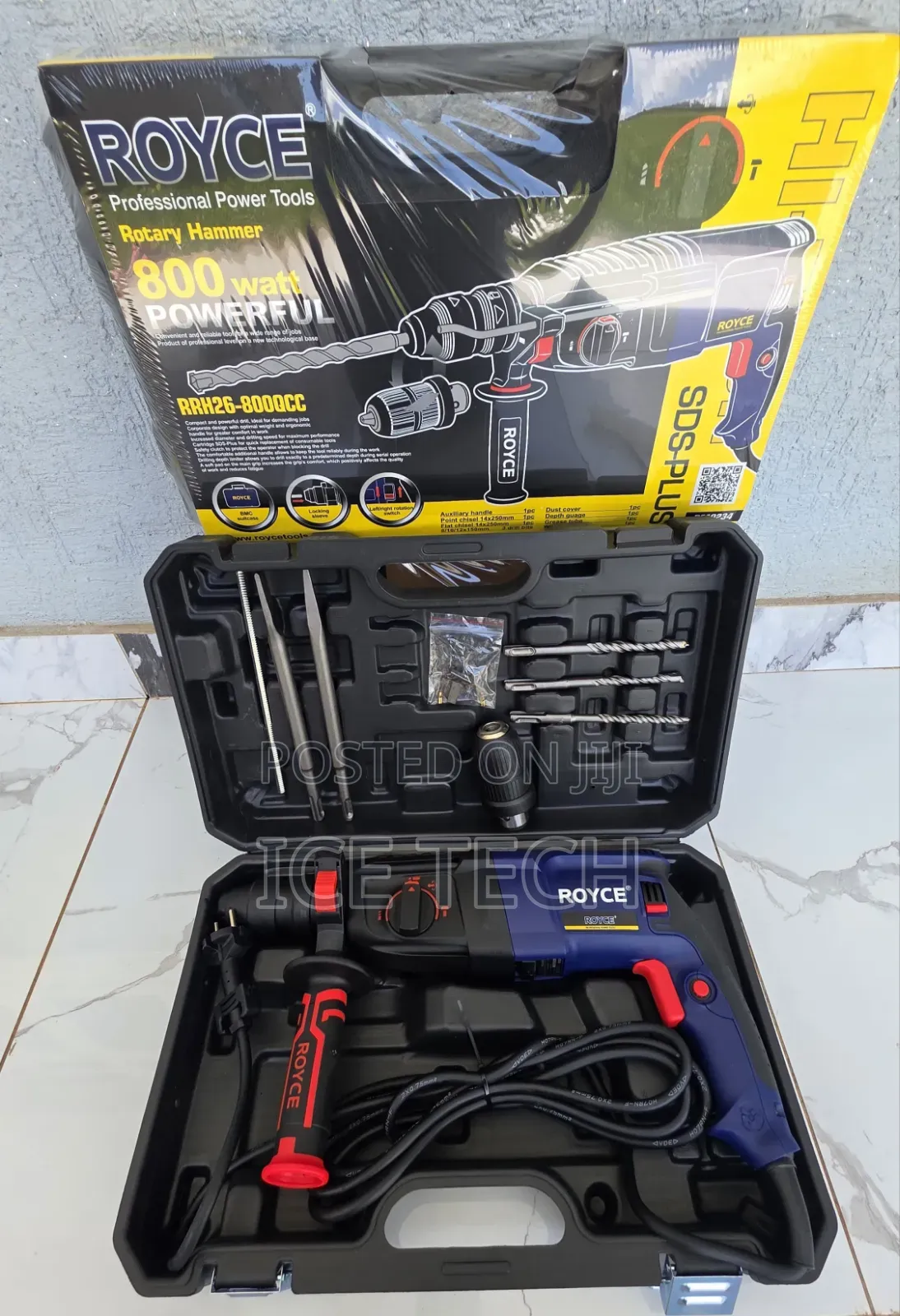 Royce Electric Rotary Hammer/800w Corded Hammer Drill