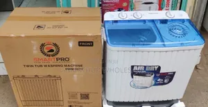 *Smartpro SEMI Automatic Washing Machine Twin Tub 8kg
