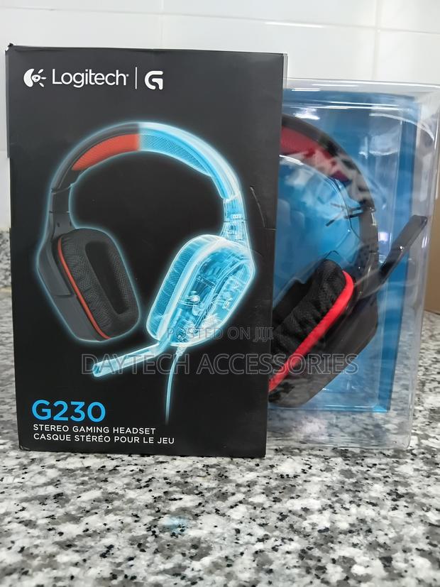 Logitech G230 Black and Red Over the Ear Gaming Headset