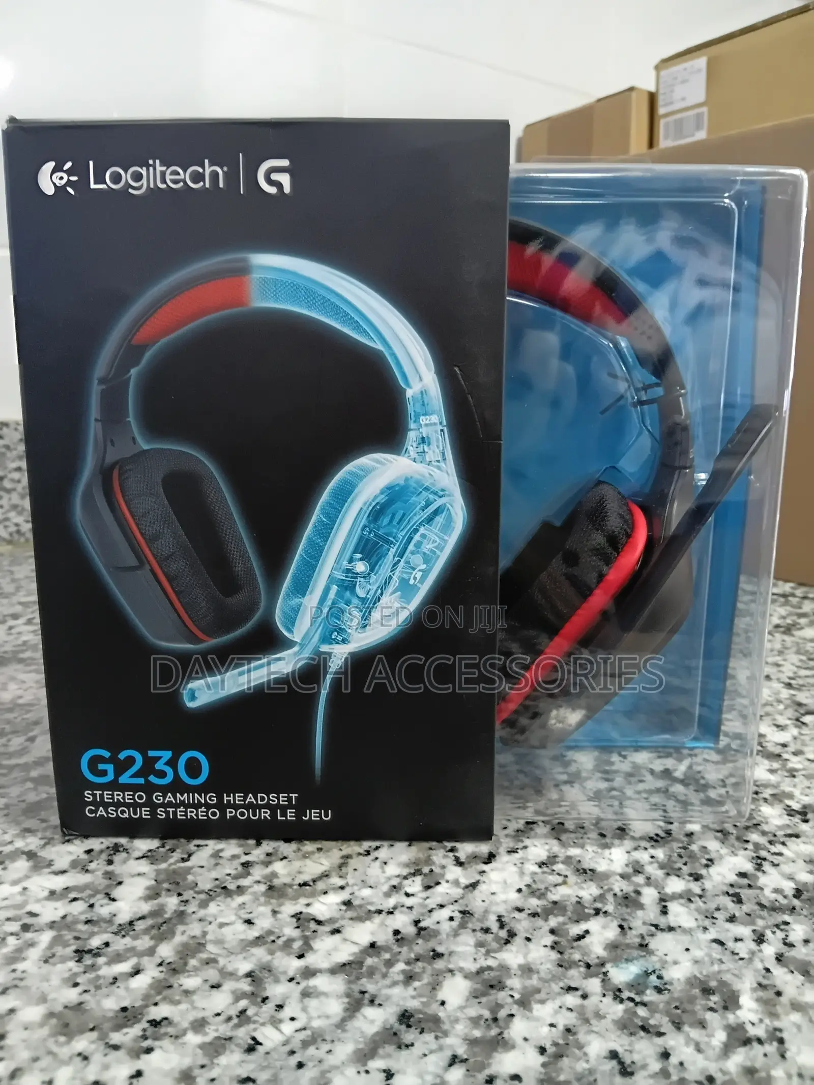 Logitech G230 Black and Red Over the Ear Gaming Headset