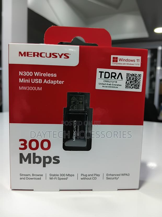 Mercusys N300 Wireless Mini USB Wifi Adapter (Model MW300UM).