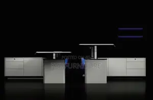 Office Desk; 2.4 Meters Modern Metal Executive CEO Office Desk