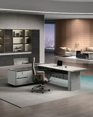 Office Desk; 2.4 Meters Modern Metal Executive CEO Office Desk
